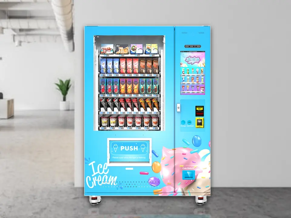 Máquina Expendedora Automatizada para Productos Congelados.